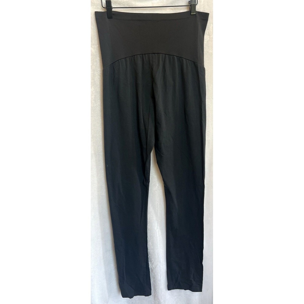 Soho Maternity Leggings Dark Gray Size XL Cotton Comfort Casual Lounge Stretch - Picture 3 of 7